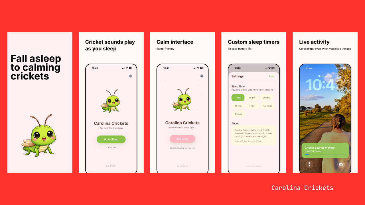 Carolina Crickets App